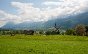 Ansicht der Grossteiler Ebene in Giswil Kanton Obwalden